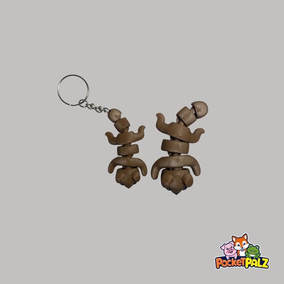 3D Printed Articulated Dog Fidget Toy and Keychain - Picture 2 of 7